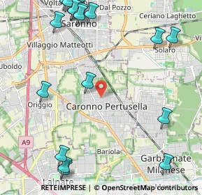 Mappa Largo Donatori Del Sangue, 21042 Caronno Pertusella VA, Italia (3.011)