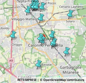 Mappa Largo Donatori Del Sangue, 21042 Caronno Pertusella VA, Italia (2.254)