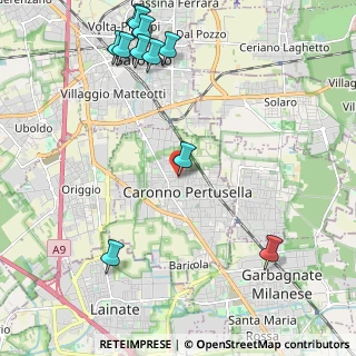 Mappa Largo Donatori Del Sangue, 21042 Caronno Pertusella VA, Italia (2.76727)