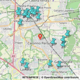 Mappa Via Silvio Pellico, 21042 Caronno Pertusella VA, Italia (2.846)