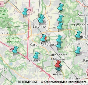 Mappa Largo Donatori Del Sangue, 21042 Caronno Pertusella VA, Italia (4.38)