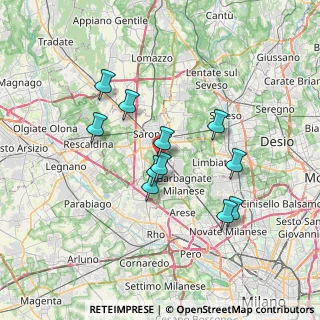 Mappa Via Silvio Pellico, 21042 Caronno Pertusella VA, Italia (6.07909)