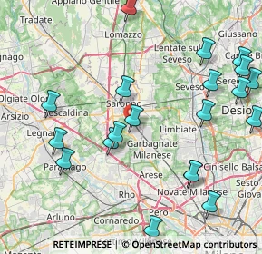 Mappa Largo Donatori Del Sangue, 21042 Caronno Pertusella VA, Italia (9.975)