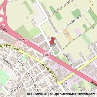 Mappa Via Marelli Don Aquilino, 110, 20023 Cerro Maggiore, Milano (Lombardia)