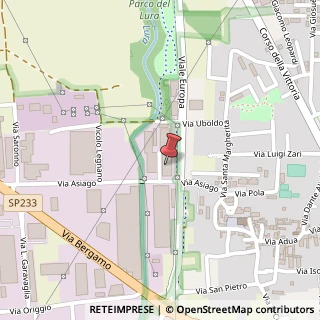 Mappa Via Asiago, 212, 21042 Caronno Pertusella, Varese (Lombardia)