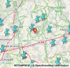 Mappa Via A. Moro, 20876 Ornago MB, Italia (6.276)