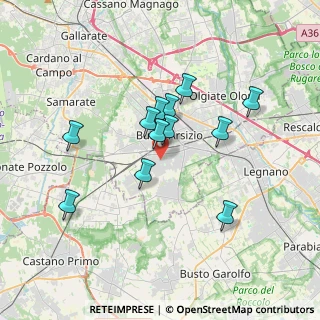 Mappa Via Pio X² Papa Sarto, 21052 Busto Arsizio VA, Italia (2.98583)