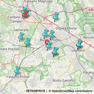 Mappa Via Pio X² Papa Sarto, 21052 Busto Arsizio VA, Italia (4.345)