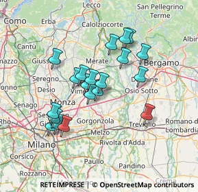 Mappa 20876 Ornago MB, Italia (12.0495)