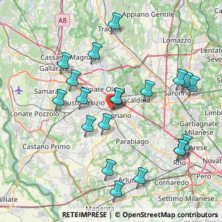 Mappa Via Cesare Balbo, 20025 Legnano MI, Italia (8.7825)