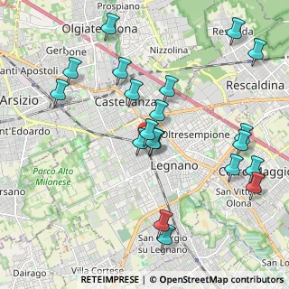 Mappa Via Cesare Balbo, 20025 Legnano MI, Italia (2.214)