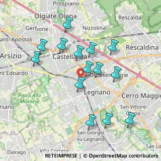 Mappa Via Cesare Balbo, 20025 Legnano MI, Italia (1.90214)