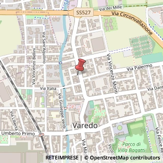 Mappa Via Roma, 1/A, 20814 Varedo, Monza e Brianza (Lombardia)
