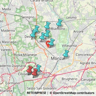 Mappa Via Luigi Boccherini, 20052 Monza MB, Italia (3.82923)
