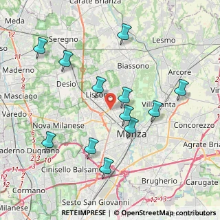 Mappa Via Luigi Boccherini, 20052 Monza MB, Italia (3.97917)