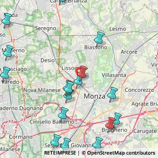 Mappa Via Luigi Boccherini, 20052 Monza MB, Italia (5.57)