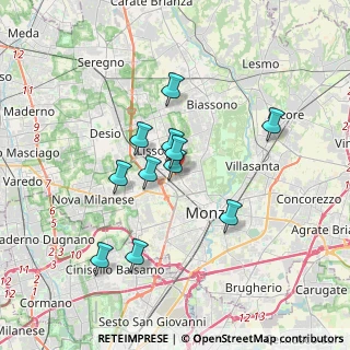 Mappa Via Luigi Boccherini, 20052 Monza MB, Italia (2.90455)