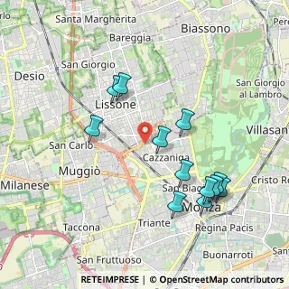 Mappa Via Luigi Boccherini, 20052 Monza MB, Italia (1.95333)