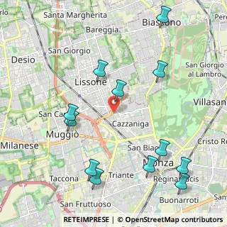 Mappa Via Luigi Boccherini, 20052 Monza MB, Italia (2.4575)