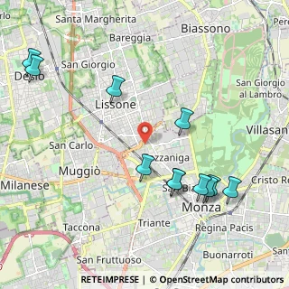 Mappa Via Luigi Boccherini, 20052 Monza MB, Italia (2.32)