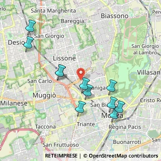 Mappa Via Luigi Boccherini, 20052 Monza MB, Italia (2.05818)