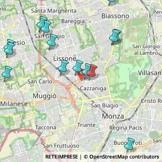 Mappa Via Luigi Boccherini, 20052 Monza MB, Italia (2.63643)