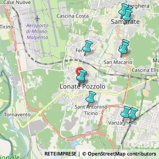 Mappa Piazza Sant'Ambrogio, 21015 Lonate Pozzolo VA, Italia (2.46909)