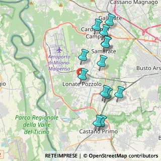 Mappa Piazza Sant'Ambrogio, 21015 Lonate Pozzolo VA, Italia (3.88308)