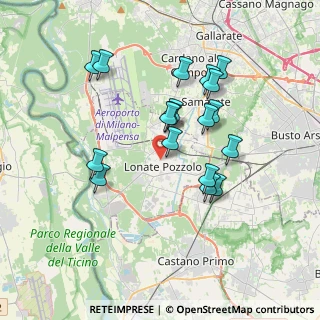 Mappa Piazza Sant'Ambrogio, 21015 Lonate Pozzolo VA, Italia (3.31333)