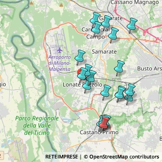 Mappa Piazza Sant'Ambrogio, 21015 Lonate Pozzolo VA, Italia (4.133)