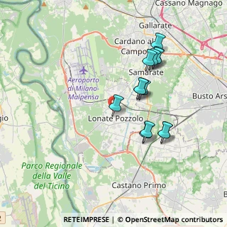 Mappa Piazza Sant'Ambrogio, 21015 Lonate Pozzolo VA, Italia (3.37462)