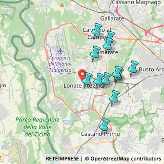 Mappa Piazza Sant'Ambrogio, 21015 Lonate Pozzolo VA, Italia (3.48583)