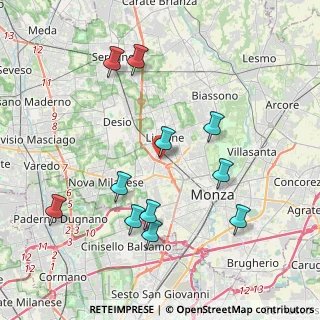 Mappa Via Amedeo Modigliani, 20851 Lissone MB, Italia (4.10818)