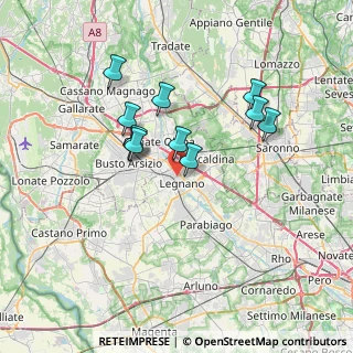 Mappa Via Camillo Benso Conte di Cavour, 20025 Legnano MI, Italia (6.03182)