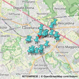 Mappa Via Camillo Benso Conte di Cavour, 20025 Legnano MI, Italia (1.3035)