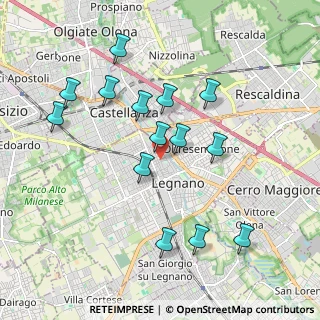 Mappa Via Camillo Benso Conte di Cavour, 20025 Legnano MI, Italia (1.88786)