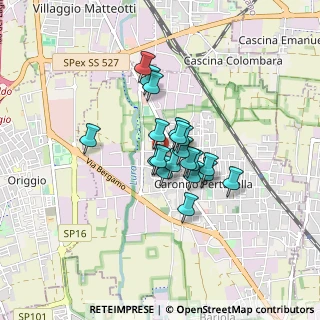 Mappa Via Zari Luigi, 21042 Caronno Pertusella VA, Italia (0.5325)