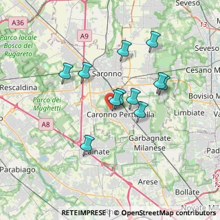 Mappa Via L. Zari, 21042 Caronno Pertusella VA, Italia (2.98909)