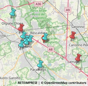 Mappa Via Stelvio, 20023 Cerro Maggiore MI, Italia (4.18091)