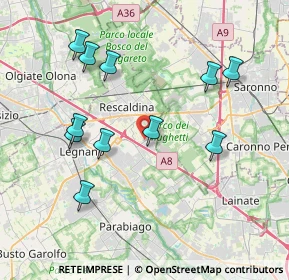 Mappa Via Stelvio, 20023 Cerro Maggiore MI, Italia (3.95727)