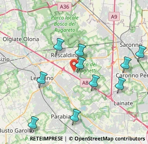 Mappa Via Stelvio, 20023 Cerro Maggiore MI, Italia (4.56909)