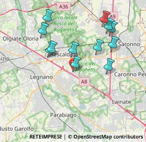 Mappa Via Stelvio, 20023 Cerro Maggiore MI, Italia (3.73333)