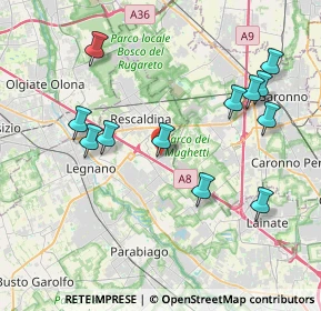 Mappa Via Stelvio, 20023 Cerro Maggiore MI, Italia (4.14333)