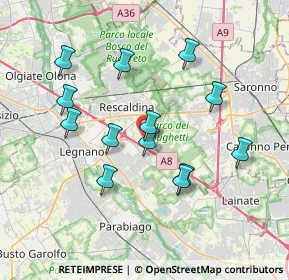 Mappa Via Stelvio, 20023 Cerro Maggiore MI, Italia (3.47154)