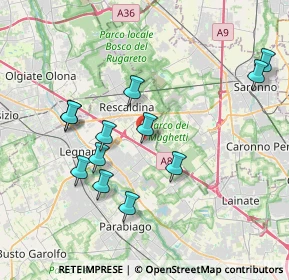 Mappa Via Stelvio, 20023 Cerro Maggiore MI, Italia (3.7975)