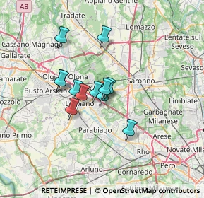 Mappa Via Stelvio, 20023 Cerro Maggiore MI, Italia (4.70583)