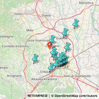 Mappa Strada St. Pasubio, 36030 Costabissara VI, Italia (6.37059)