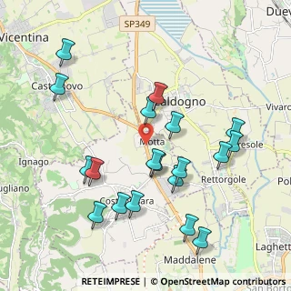 Mappa Strada St. Pasubio, 36030 Costabissara VI, Italia (2.07421)