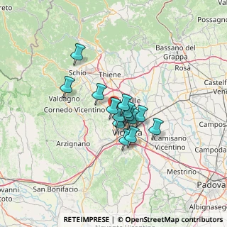 Mappa Strada St. Pasubio, 36030 Costabissara VI, Italia (8.42857)