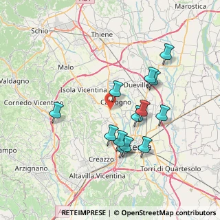 Mappa Stradella Nh Donà, 36030 Motta VI, Italia (6.86077)